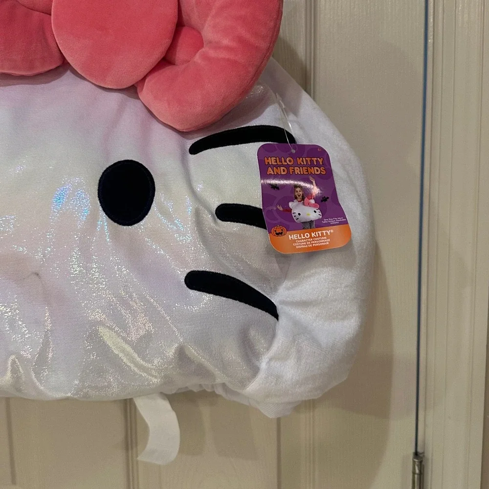 Hello Kitty Character Costume Jazwares Sanrio Iridescent Plush Tunic JWC6337 NWT